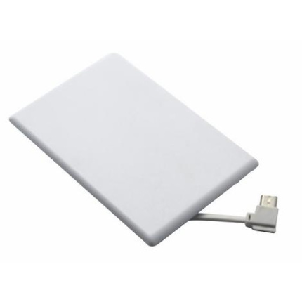 Zeer platte creditcard Powerbank - Topgiving